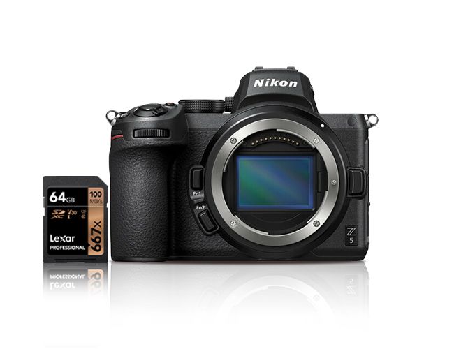 NIKON Z5 + SD 64 GB 667X - SCONTO-CASSA-NIKON