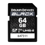 DELKIN SD XC 64 GB USH-II C10  V90 BLACK