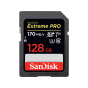SANDISK SD EXTREME PRO 128 GB 170 MB/S