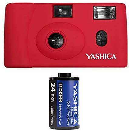 YASHICA MF-1 RED + PELL. 400/24 
