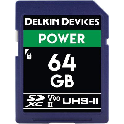 DELKIN SD XC 64 GB USH-II C10  V90 POWER