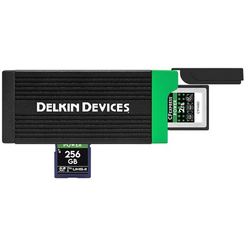 DELKIN LETTORE DI SCHEDE USB 3.2 TYPE-B E SD UHS-II