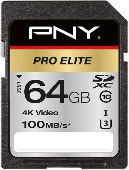 PNY SD XC 64 GB CL 10 ELITE 100MB V30