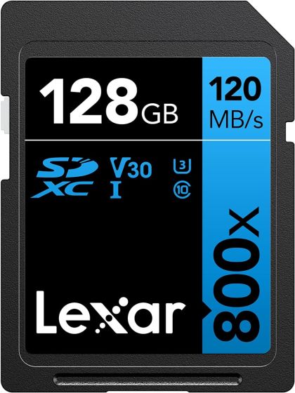 LEXAR SD HC PRO 128 GB UHS-I 800X CL 10 