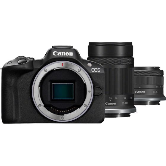 CANON EOS R50 + RF-S 18-45 + RF-S 55-210