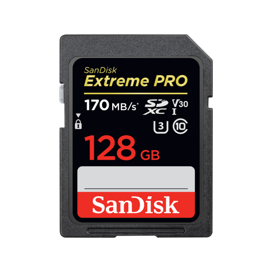 SANDISK SD EXTREME PRO 128 GB 170 MB/S