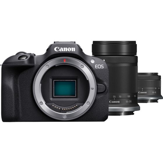 CANON EOS R100 + RF-S 18-45+ 55-210