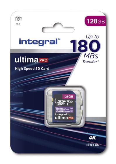 INTEGRAL SD 128 GB CL 10 V30 180/130MB